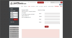 Desktop Screenshot of contact.janteauto.com